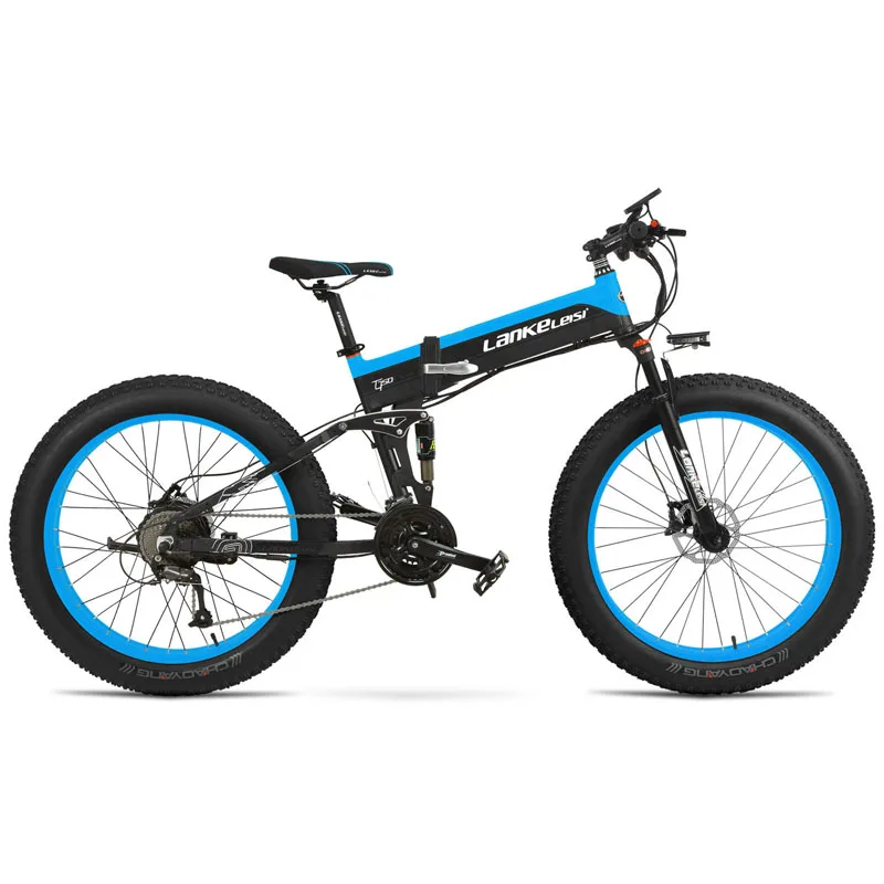 Lankeleisi XT750Plus Электрический велосипед супер мощность 1000 Вт Fat Tire 48 12.8A литиевая