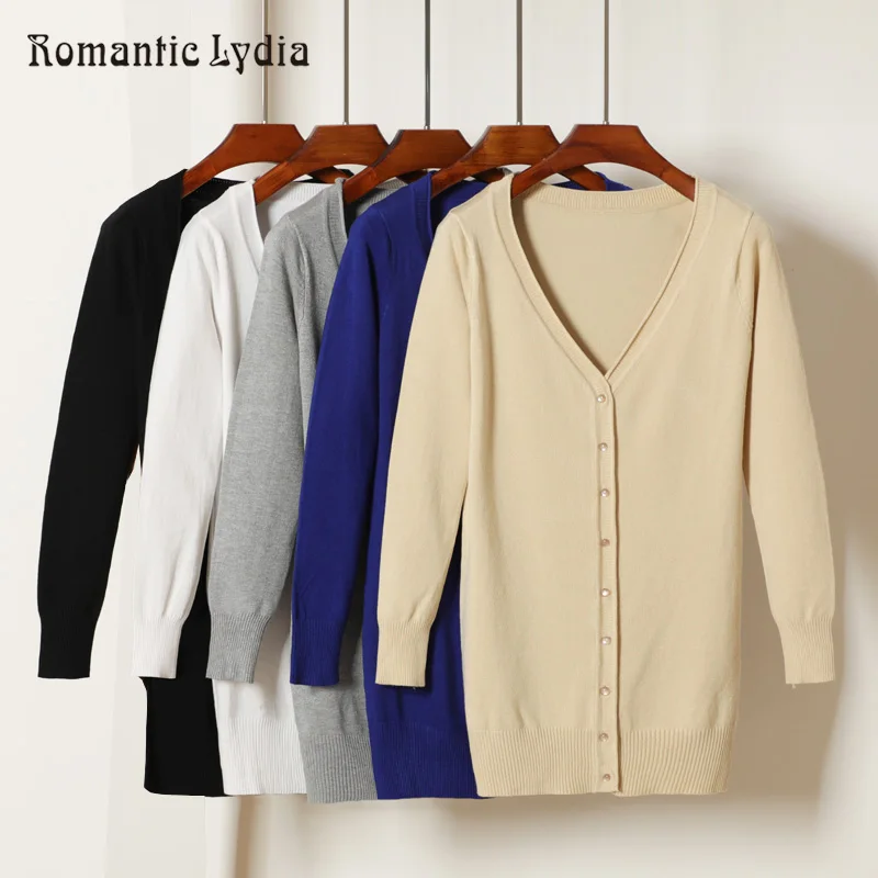 

Кардиган женский вязаный, с V-образным вырезом и длинным рукавом, на пуговицах, короткий, женский свитер, кардиган 2018