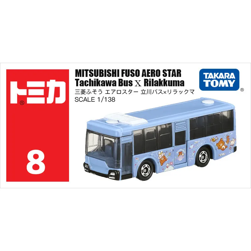 Takara Tomy Tomica металлическая модель модели автобуса игрушечные автомобили