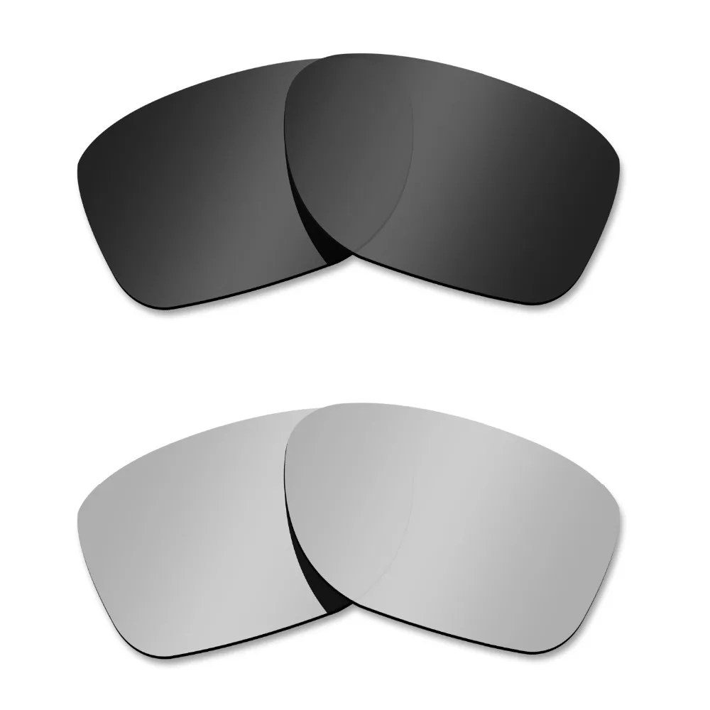 Glintbay 2 пары поляризованных солнцезащитных очков замена линз для Oakley Crossrange черный