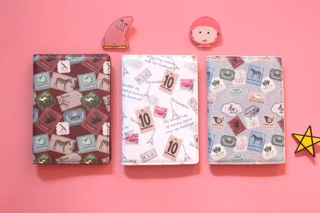 Непромокаемая сумка для паспорта с мультяшным принтом|Держатели карт и