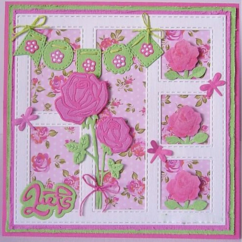 

Geometric Figure Circle Square Cutting Dies Stencil DIY Card Album Making Scrapbooking Template Embossing Craft New Dies 2019