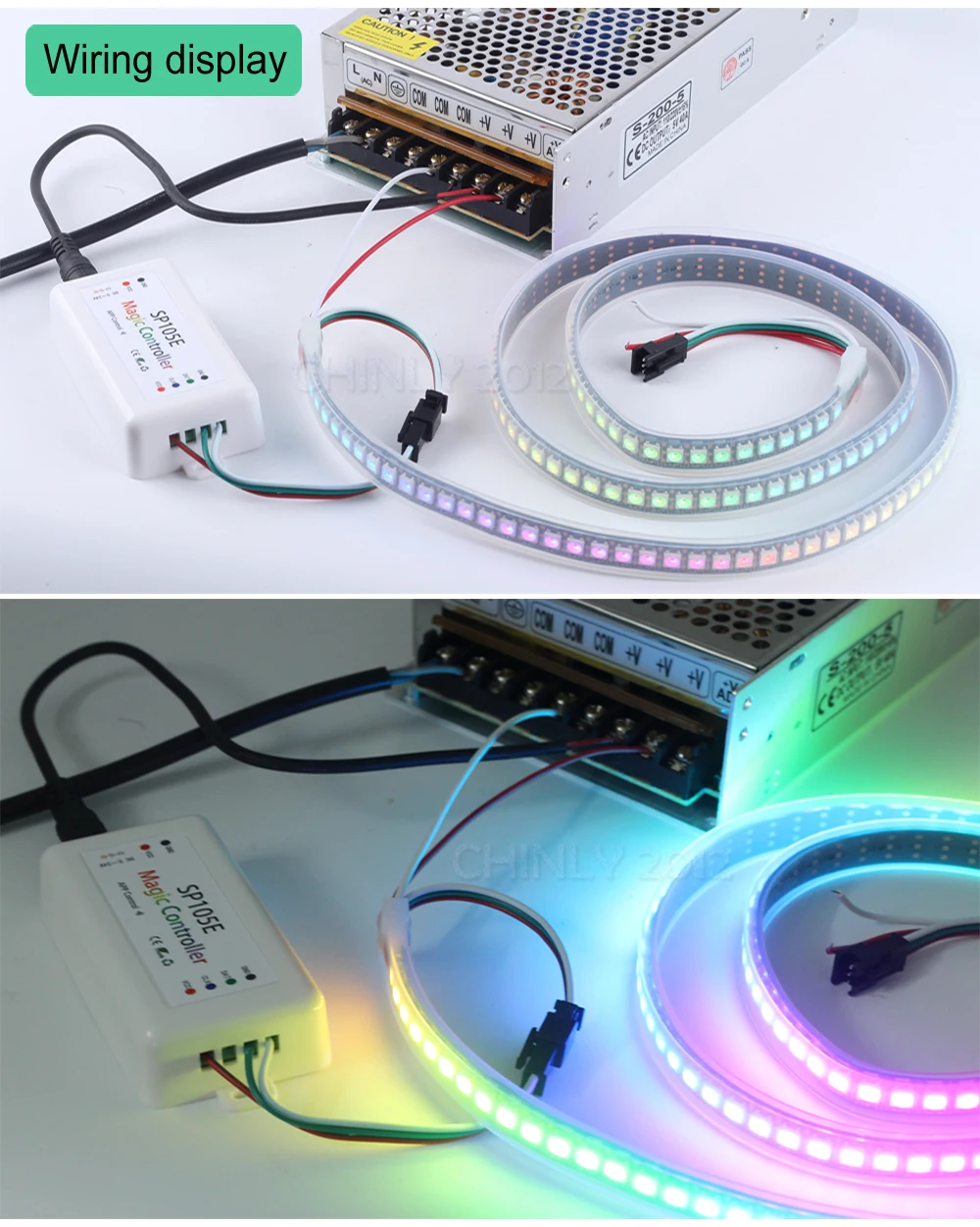 Bluetooth Приложение iOS Android светодиодный контроллер пикселей DC5-24V для WS2811 WS2812B APA102 SK6812 индивидуально адресуемых полосы света