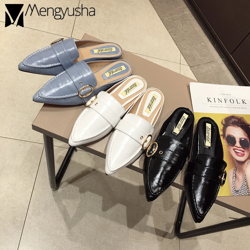 Женские шлепанцы в европейском стиле мягкая обувь без задника женские пляжные