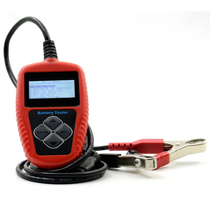 Оригинальный тестер аккумуляторной батареи QUICKLYNKS BA102 ЖК-дисплей аккумулятора 12 В