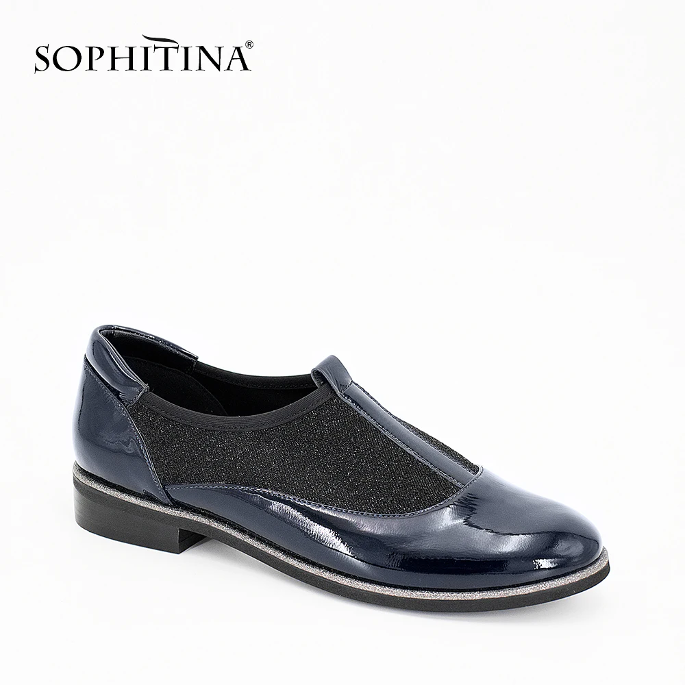 SOPHITINA 2019 Осень Повседневная модная обувь на плоской подошве круглый носок