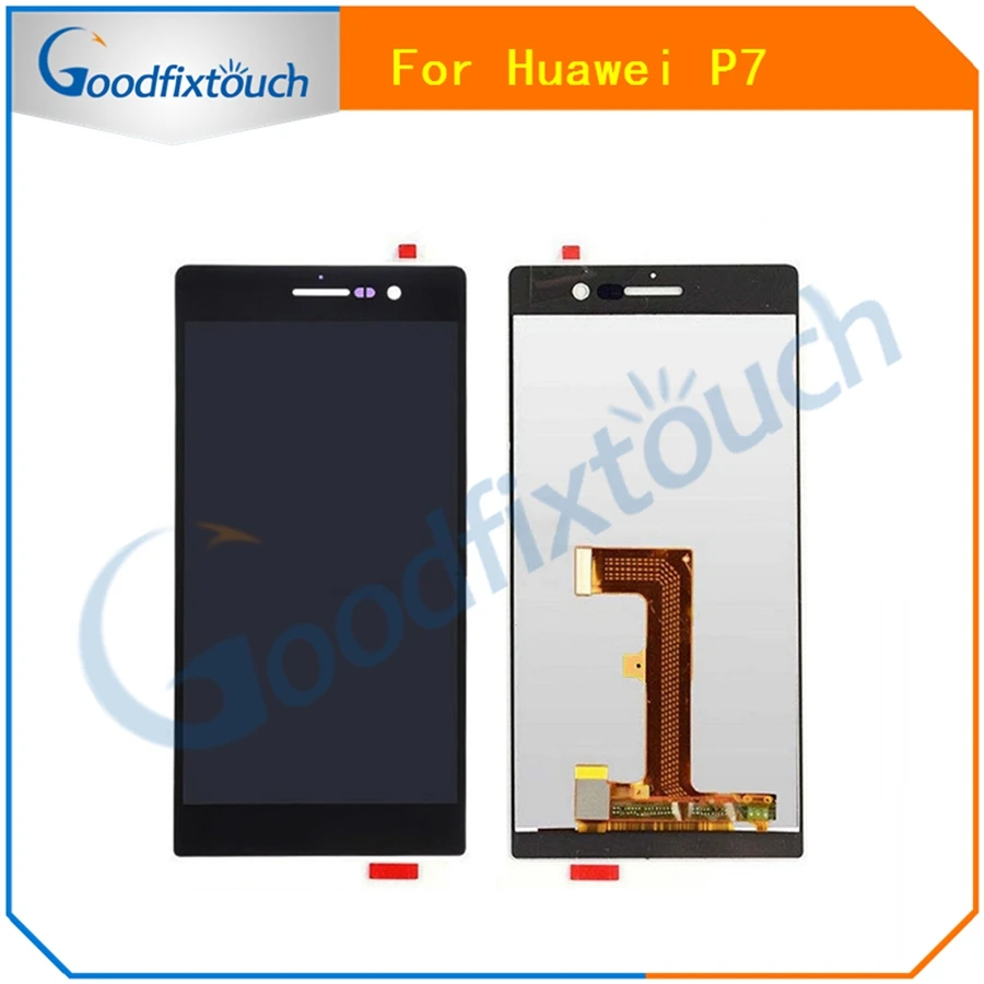 Высокое качество для Huawei Ascend P7 ЖК дисплей дигитайзер сенсорный экран Объектив в