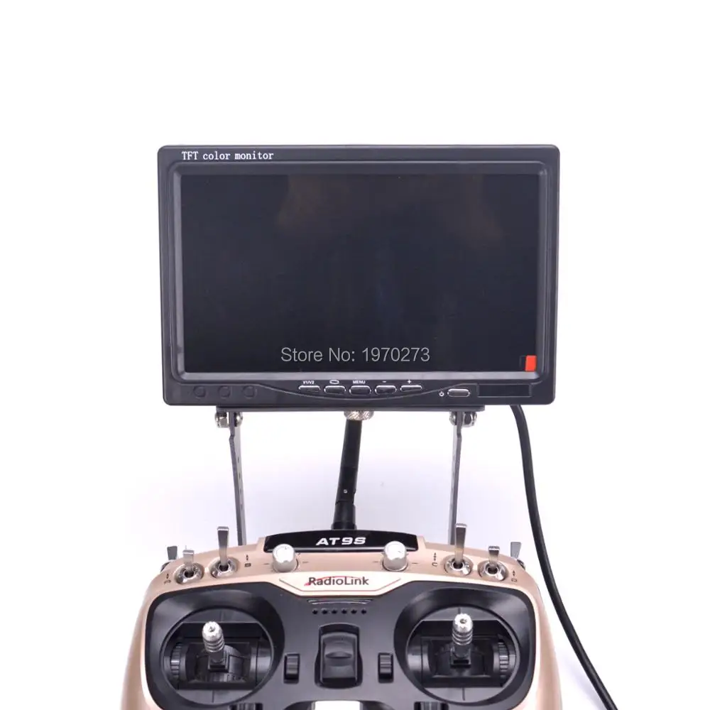 Стекло волокно FPV монитор держатель/дисплей Монтажный кронштейн для 7 8 дюймов монитор JR Wfly RC контроллер передатчик