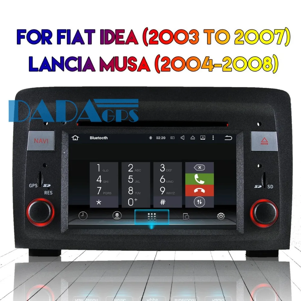 Android 8 0 7 1 автомобильный Радио dvd плеер GPS стерео головное устройство для FIAT Idea 2003
