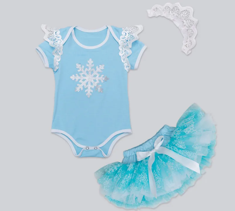 3 шт. Детские хлопковые комбинезоны с кружевом и короной | Мать ребенок