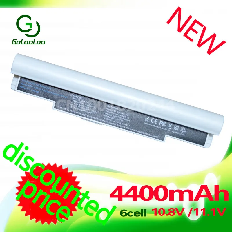 Golooloo белый 4400 мА/ч Батарея AA-PB6NC6E AA-PB6NC6W AA-PB8NC6B BA43-00189A AA-PB8NC8B AA-PL8NC6W для samsung NC10 NC20 N110 |