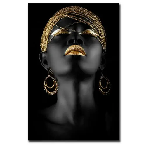 Фото Африканская женщина кубизм HD Искусство Печать на холсте картины Декор для дома
