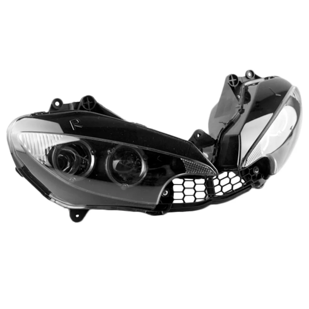 Фара для Yamaha YZF R6 2003 2004 2005 YZF-R6 03 04 05 прозрачный головной свет лампы черный цвет |
