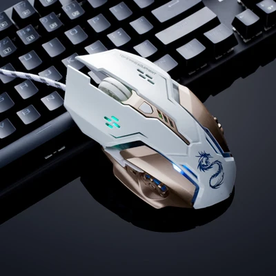Snigir бренд usb Проводная usb оптическая портативная компьютерная X6 игровая мышь геймеры mause мыши para jogos для dota2 cs go world of tanks - Цвет: X6 White