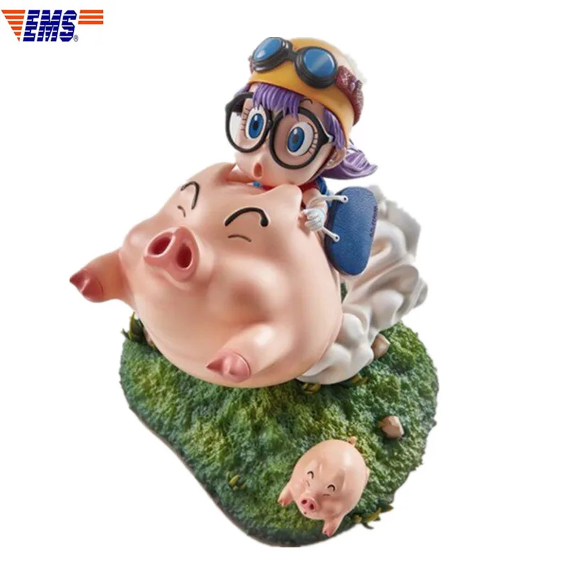 Presale Акира Торияма аниме езда свинья Arale доктор слумп смола статуя фигурка модель(Срок поставки: 60 дней) X992