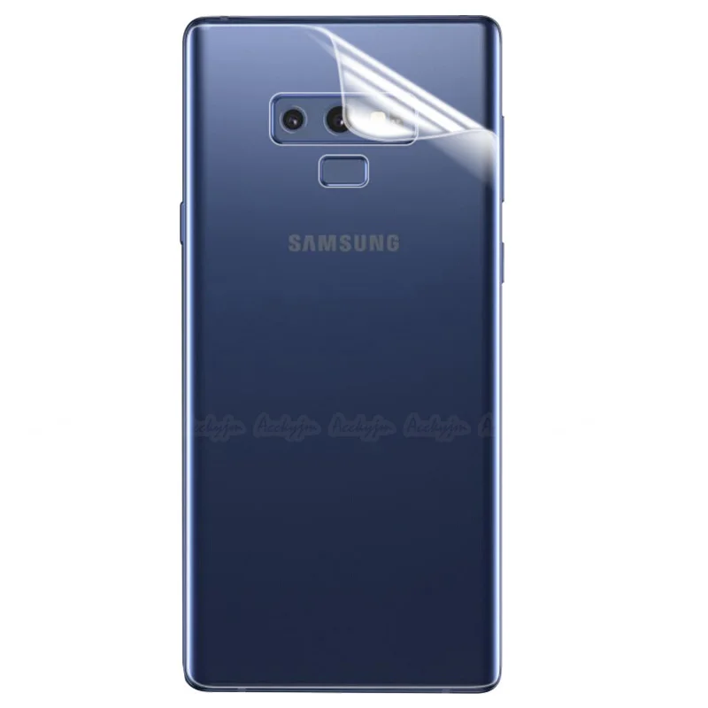 UVR 100 шт Для samsung Galaxy Note 9 8 пленка из мягкого ТПУ для S9 S8 Plus TPU защита экрана 3D полное покрытие прозрачная защитная пленка