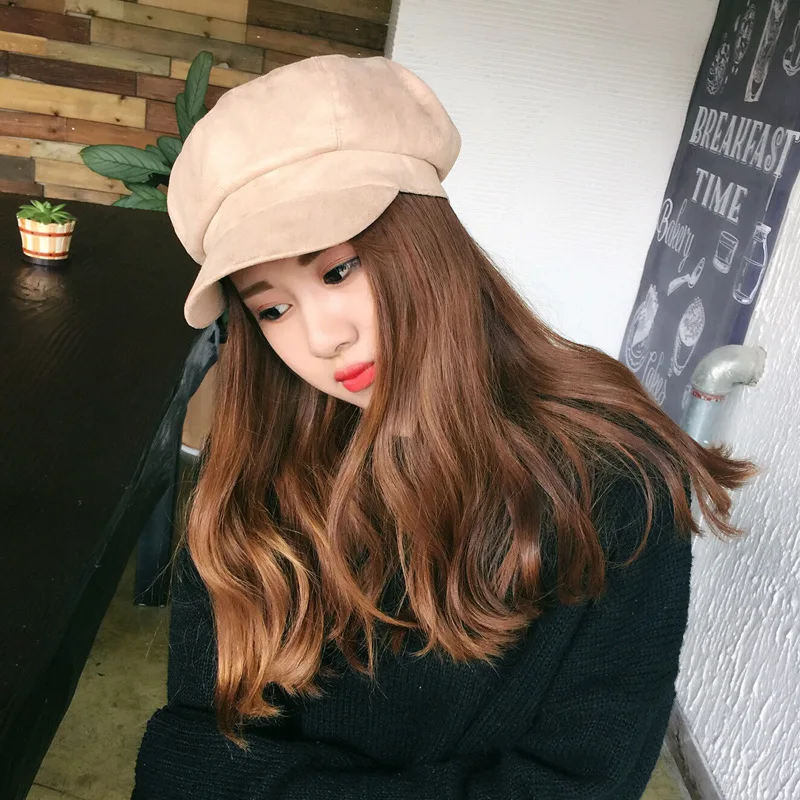 Распродажа женский зимний Повседневный берет модная разноцветная винтажная