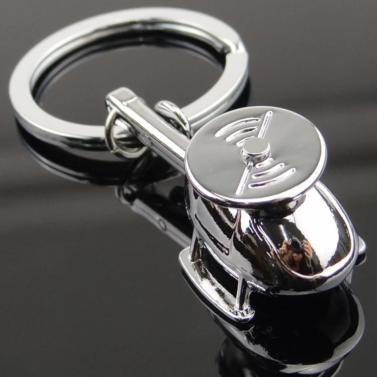 Брелок для ключей металлический с вертолетом из сплава 2015 | Украшения и