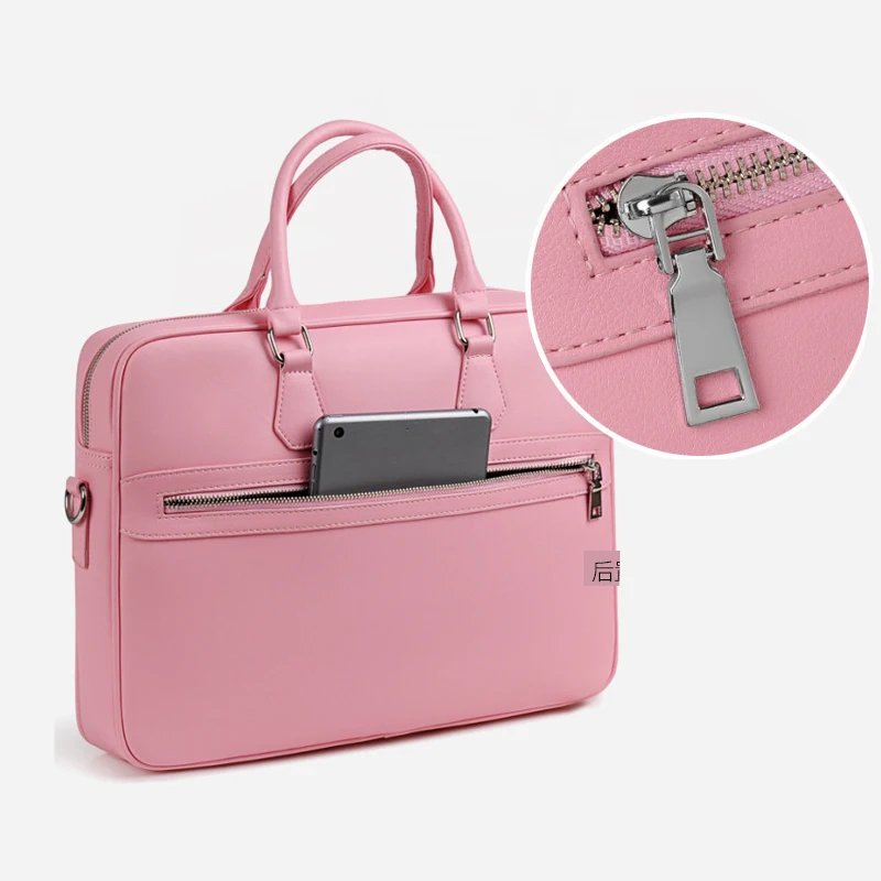 Из искусственной кожи водонепроницаемый корпус для ноутбука Для женщин сумка