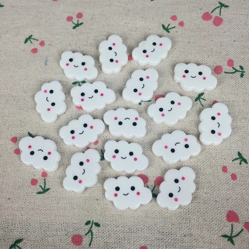 Плоский задник из смолы кабошон Мультфильм Облако DIY Flatback украшения аксессуары
