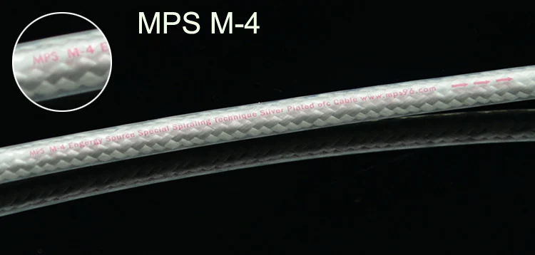 MPS M-4 высокого класса 2 RCA до 2 RCA аудио кабель 6N OFC Hi Fi 99.99997% 5U позолоченный сабвуфер динамик кабель аудиофил