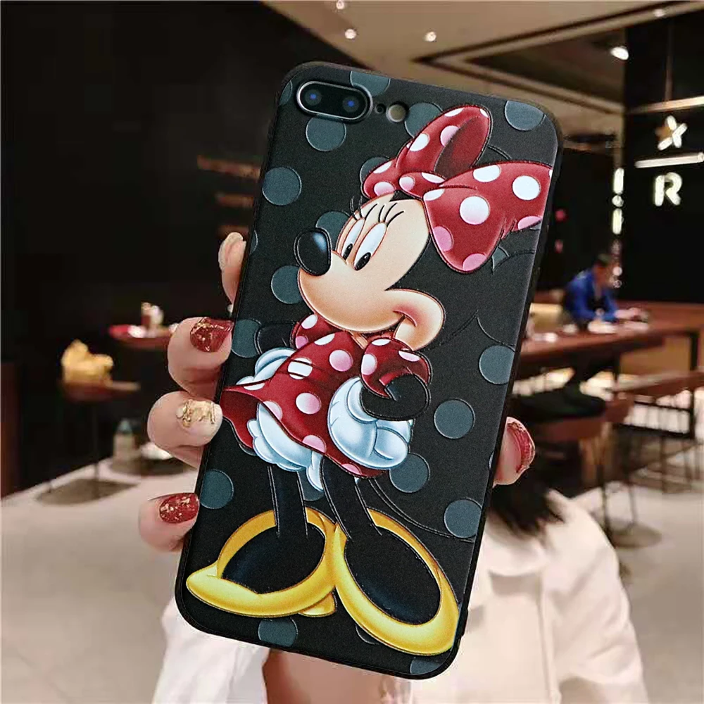 Чехол из ТПУ с объемным рельефным принтом для iPhone 11 Pro XS Max XR для iPhone 5 5S SE X 6 6S 7 8 Plus 9 чехол Чехол - Цвет: daxiemin
