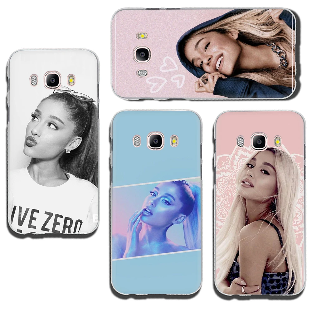 Жесткий чехол для телефона Ariana Grande для samsung Galaxy J1 J2 J3 J4 J5 J6 Plus Prime J7 DUO J8