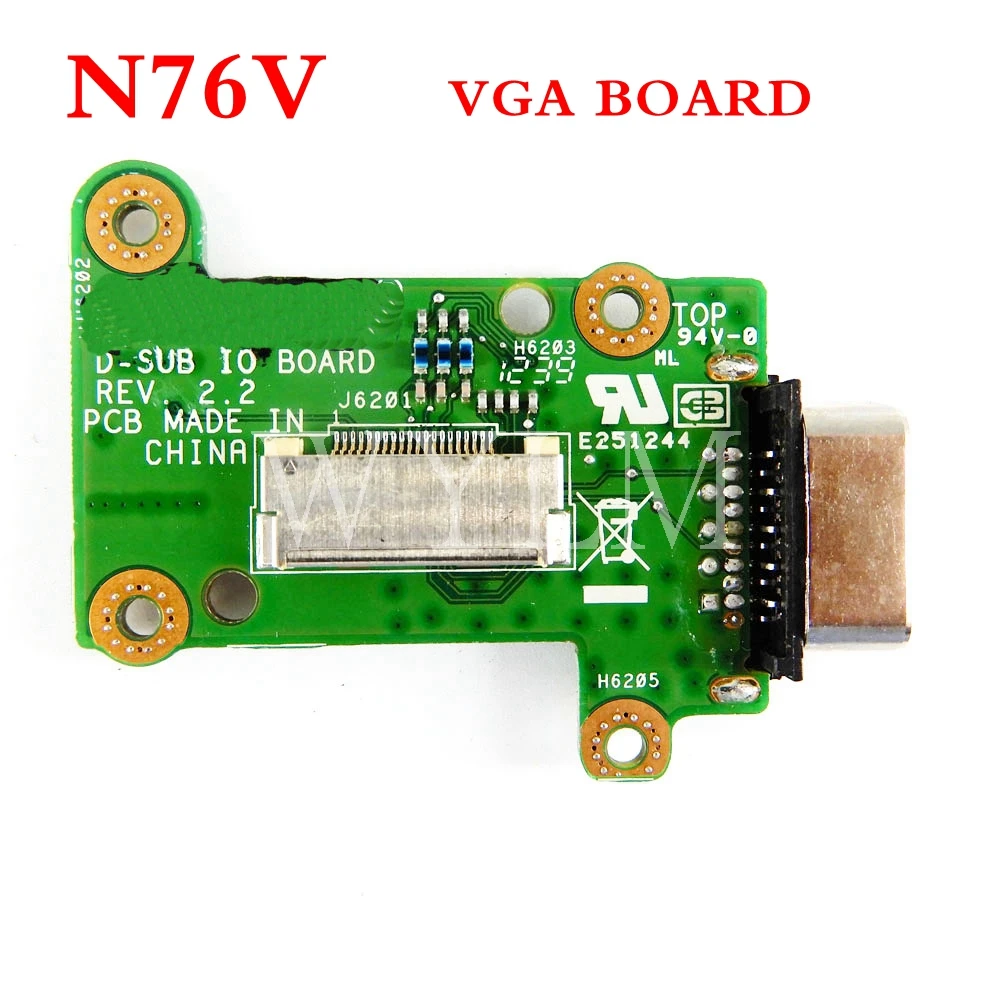 Плата N76VM VGA для ASUS N76V N76VM N76VZ N76VB N76VJ плата VGA плата IO Плата коммутатора