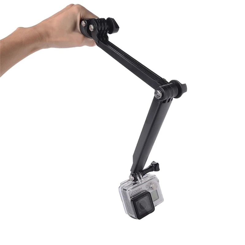 3 сторонняя портативная селфи палка Gopro Складная Выдвижная стойка для камеры