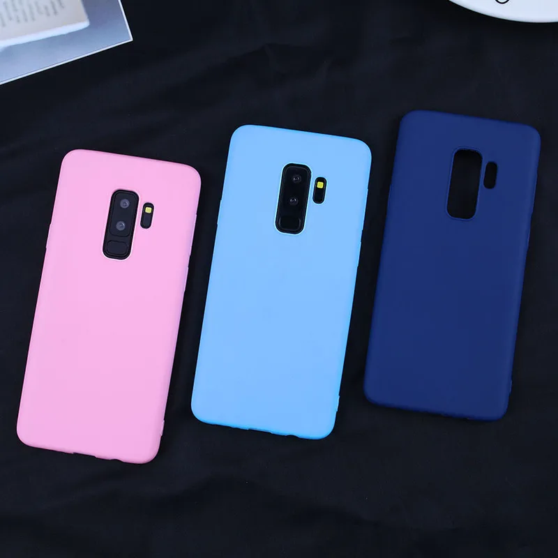 Candy Color Case for Samsung Galaxy A7 2018 S8 S9 S10 Plus Lite A3 A5 J3 J5 J7 2017 A6 A8 s7 edge Soft Silicon |