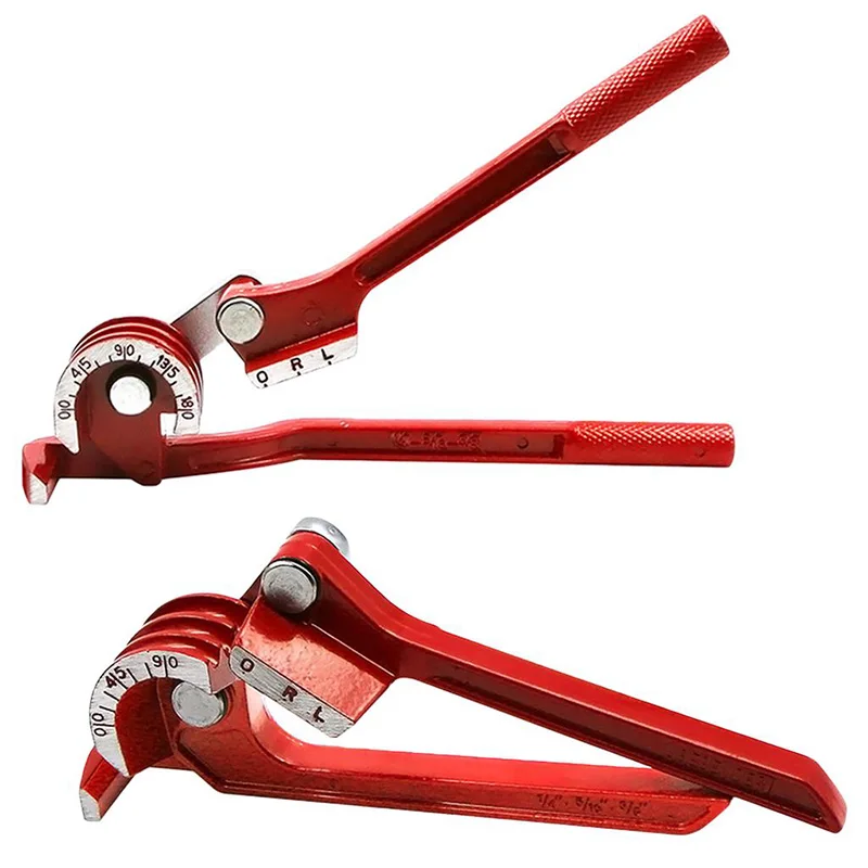 3 в 1 180 градусов 1/4 ''5/16'' 3/8 ''трубогиб медная труба-кондиционер ручной инструмент локоть