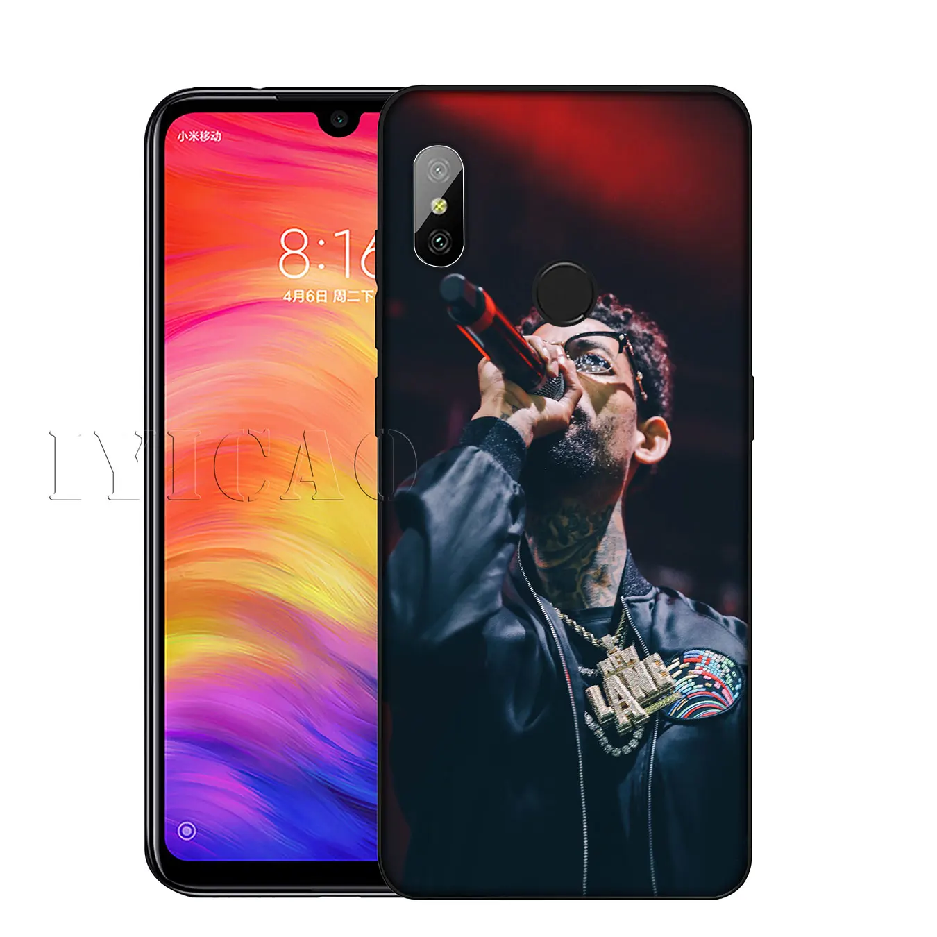 IYICAO Pnb Rock Soft Silicone Phone Case for Xiaomi Mi 10 9 9T CC9 CC9E 8 SE A3 Pro A1 A2 Lite 6 pocophone f1 mi9 mi8 mia2 |