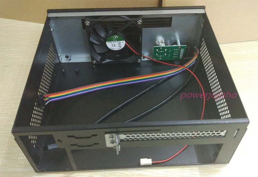 Мини ITX чехол для компьютера HTPC PC ЧПУ промышленное оборудование управления шасси алюминиевая панель Поддержка MINI-ITX материнская плата