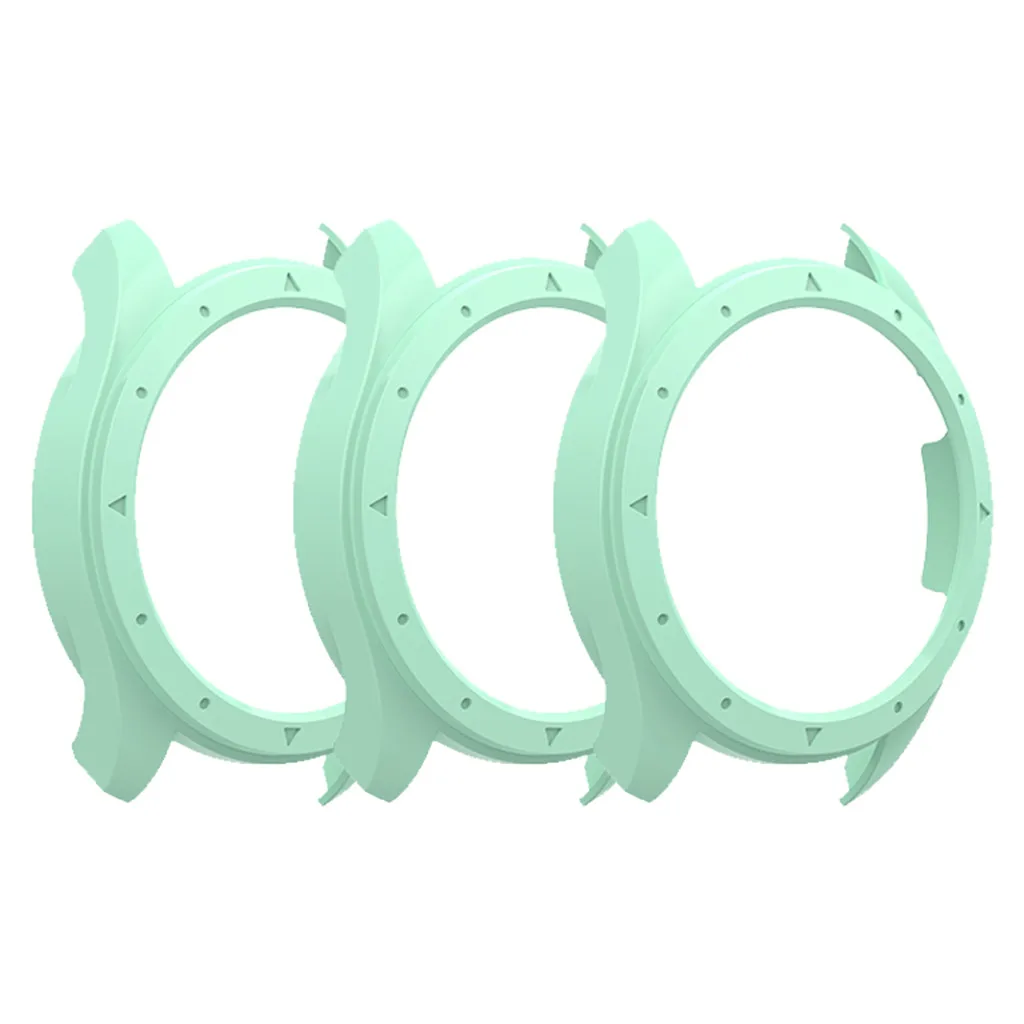 Mint Green Модные спортивные часы, Чехлы 3 шт., чехол, силиконовая рамка, защитные для huawei Honor Watch, волшебный трекер, прочный, популярный - Цвет: Mint Green