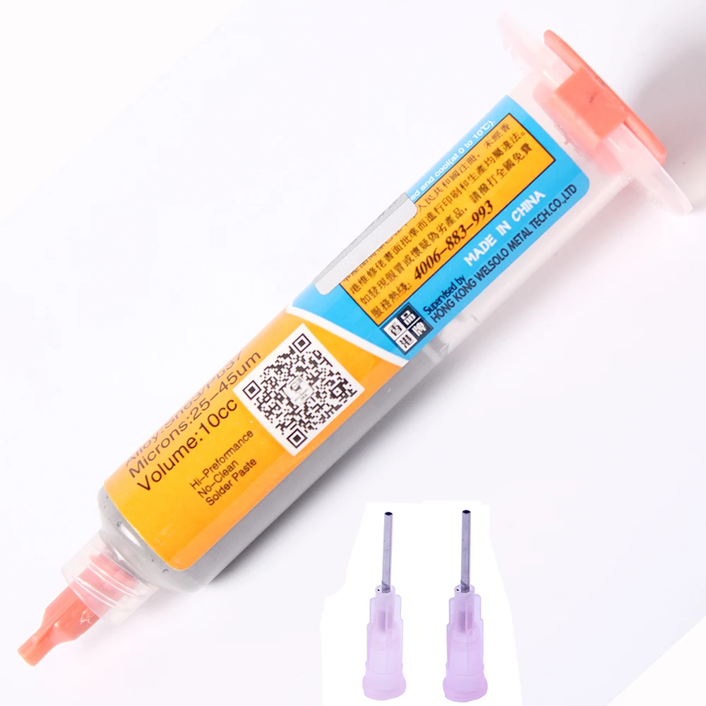 Паяльная паста XG-Z40 с иглой BGA паяльная пайка с флюсом оловянный крем Sn63/Pb37 25-45um для ремонта реболлинга