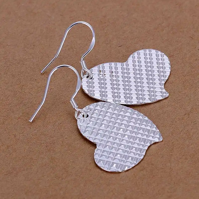 Christmas Gift!!Wholesale 925 Silver Earring Sterling Jewelry Car Spent Crooked Heart Earrings SMTE236 | Украшения и аксессуары