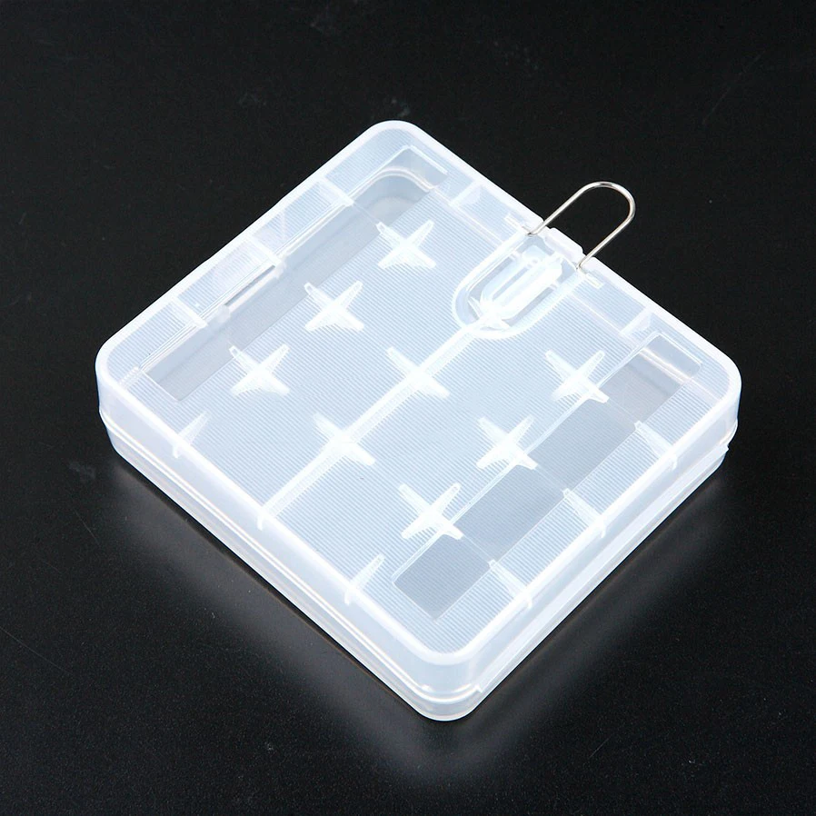 Высококачественный жесткий пластмассовый футляр для аккумулятора 18650 1 шт.