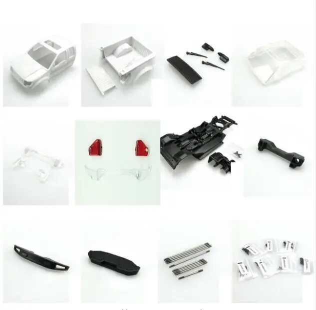 Orlandoo OH35P01 F150 1:35 RC автомобильная часть, каркас автомобиля, складское стекло, вытяжной стержень, передние и задние стержни, абажур лампы SA0001 ~ SA0012