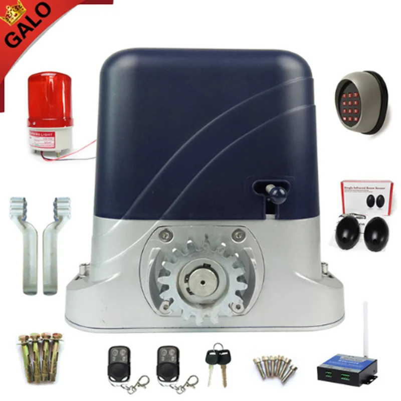 kit11 Полный комплект электронных раздвижных ворот двигателя вождения 600 кг дома или фабрики ворота с 2ps пульт дистанционного управления двери перемещения - Цвет: kit11