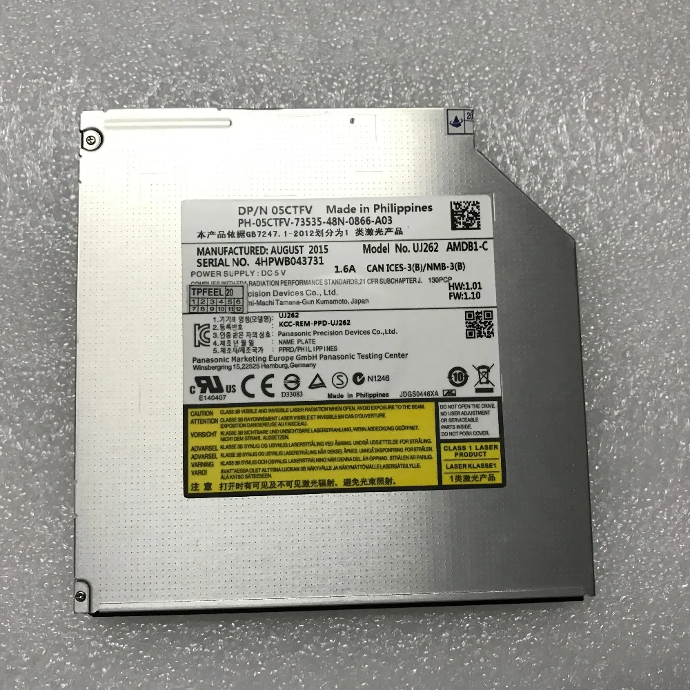 Новинка TPFEEL для Matshita UJ 262 UJ262 6X 3D Blu Ray рекордер двойная запись тонкий 9 5 мм