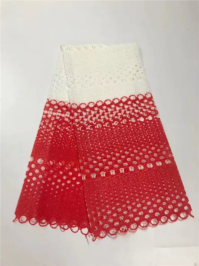 2017 Африканский Кружево хлопок шнур Ткань s высокое качество белый гипюр для