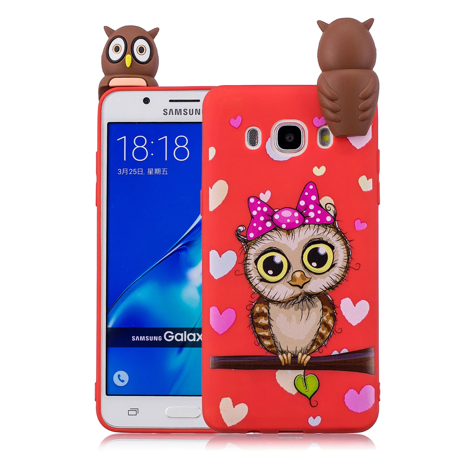 Прекрасный мультфильм белые мягкие телефонные чехлы для Samsung Galaxy J5 2016 чехол милой