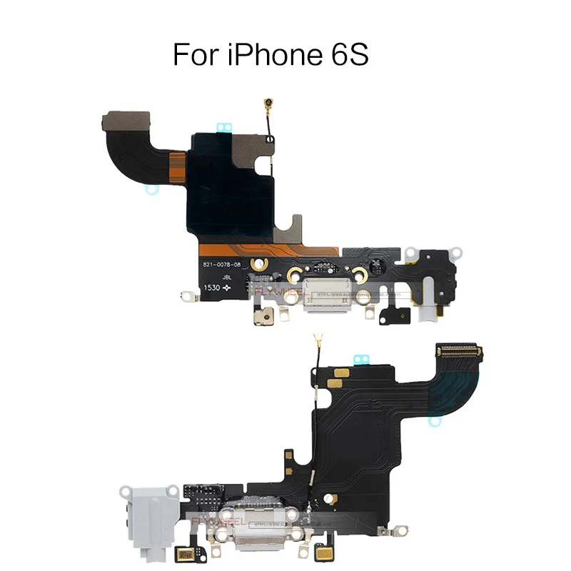 10 шт./лот USB док станция с зарядным портом гибкий кабель для iPhone 6G 6S Plus гибкой