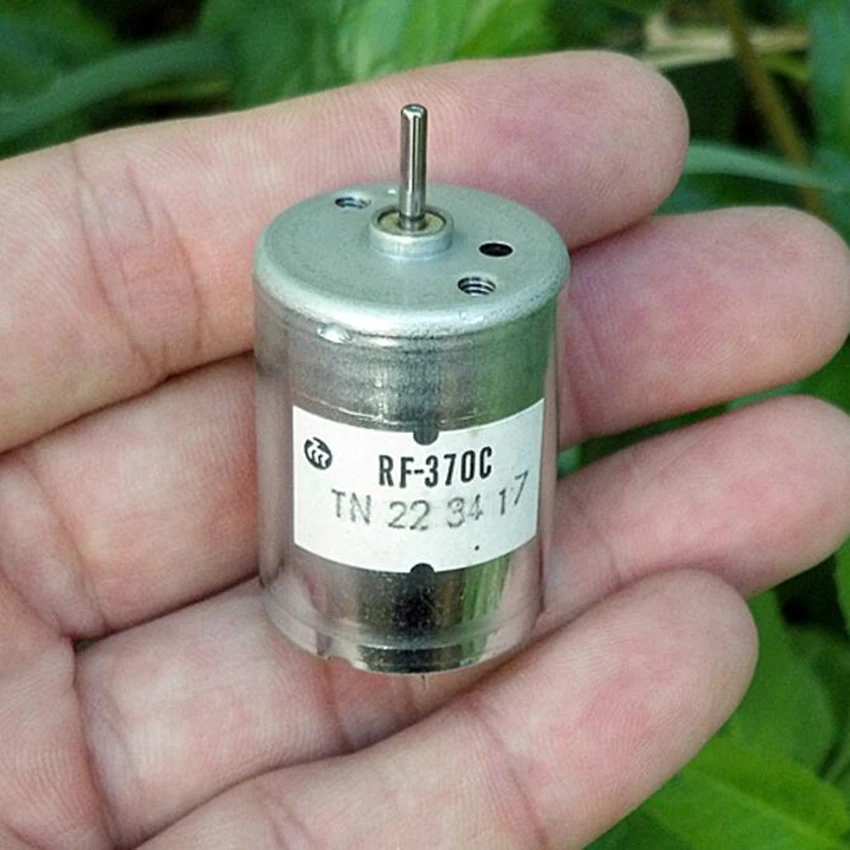 1pc 370 Micro DC Motor 6V-7.2V 12000 RPM for Electrical Appliances Car or ship model RF-370C | Обустройство дома