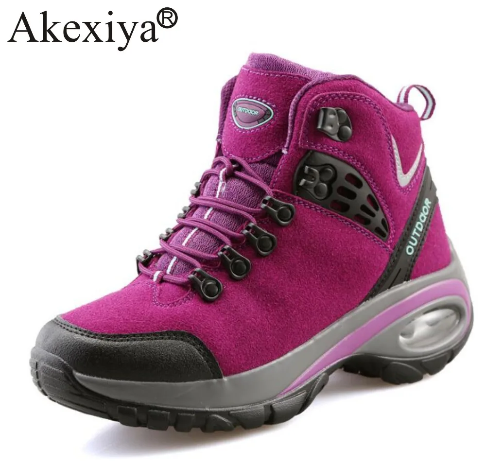 Akexiya Для мужчин женщин воздушной подушке Водонепроницаемый кожа Пеший Туризм