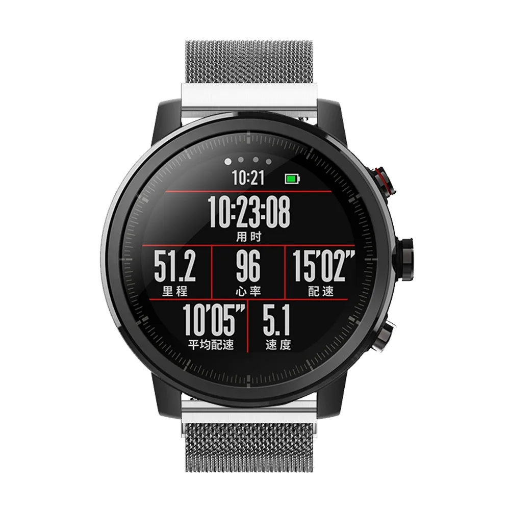 Миланский Браслет-петля, браслет из нержавеющей стали для HUAWEI WATCH GT GT2 GT 2, умный ремешок для часов 22 мм, ремешок для часов, браслет, браслет
