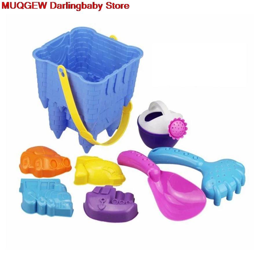 8 шт песок пляж замок ведро Лопата грабли воды игральные инструменты забавные