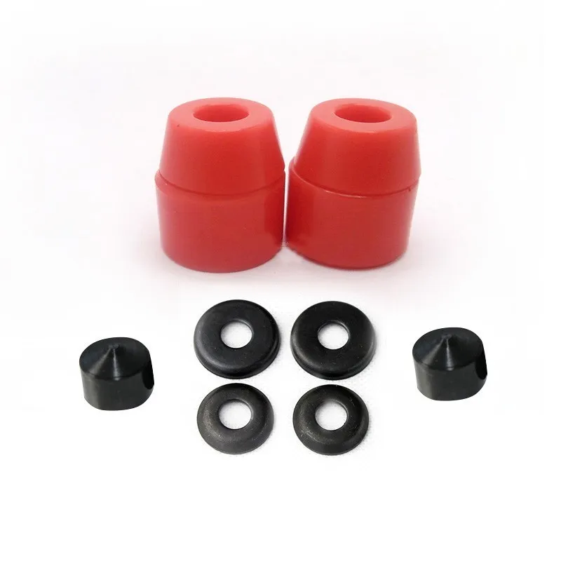 New Skateboard Fish Long Board PU 90A Conica Grips Springs Set Rubber Truck Replacement Pivot Cups Skateboard Bridge Parts