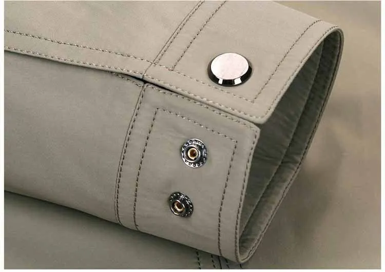 Good quality Spring and Autumn Men's Jackets elderly Business casual OutdoorWear Male Zipper Overcoats Solid men clothes Coats |