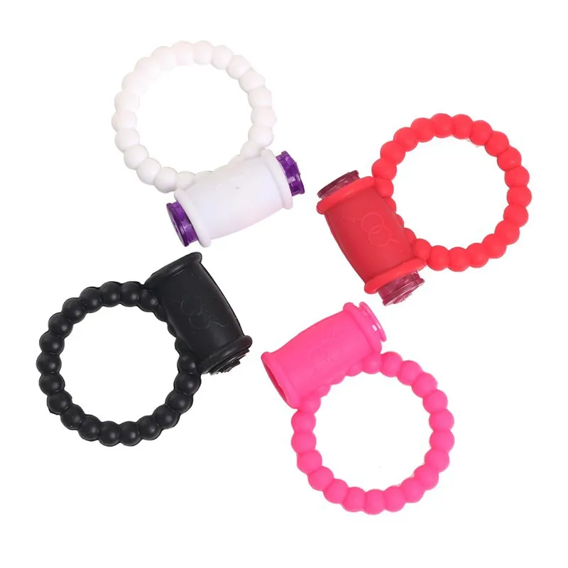 10 шт./лот новинка 2016 Силиконовое перламутровое вибрирующее кольцо на пенис секс